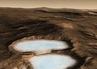 у подножия марсианских гор найден слой вечной мерзлоты