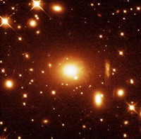 астрономы измерили температуру удаленного кластера галактик
