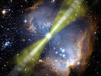 астрономы нашли яркий центр космических вспышек гамма-излучения