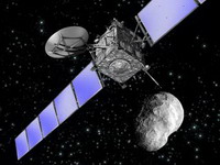 зонд  розетта  сделал снимки астероида стейнс