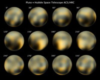снимки телескопа hubble показывают изменения плутона